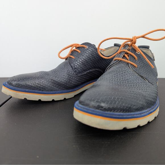 Pikolinos Blue Woven Leather Lace-Up Shoes Men’s 39 Casual Comfort Subtle Accent main image 13